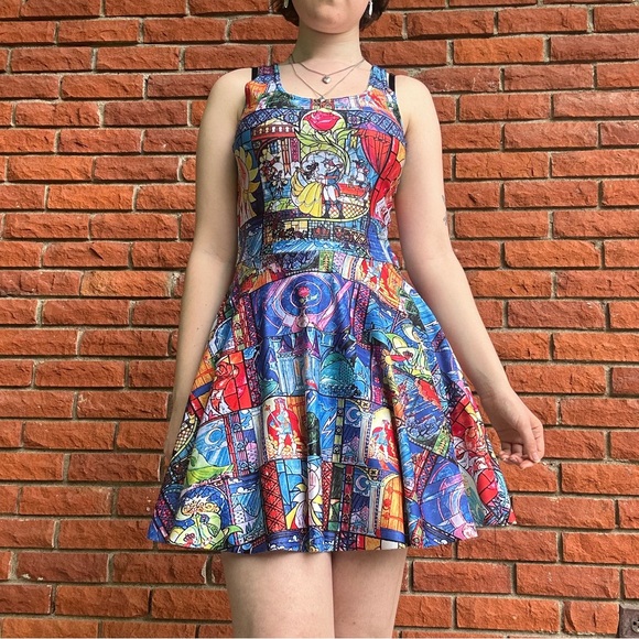 Blackmilk Beauty and the beast stained glass dress - Picture 11 of 15
